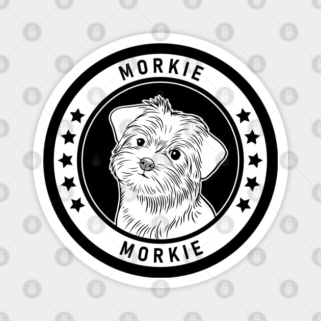 Morkie Fan Gift Magnet by millersye